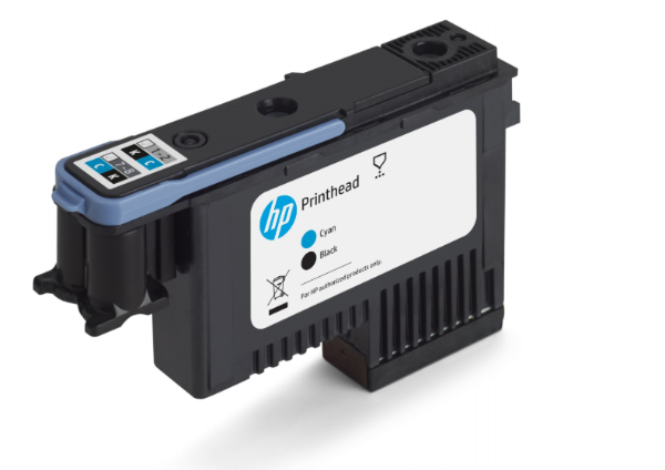 HP 614 Cyan and Black Stitch Dye Sublimation Printhead for S300 & S500 - 2LL62A