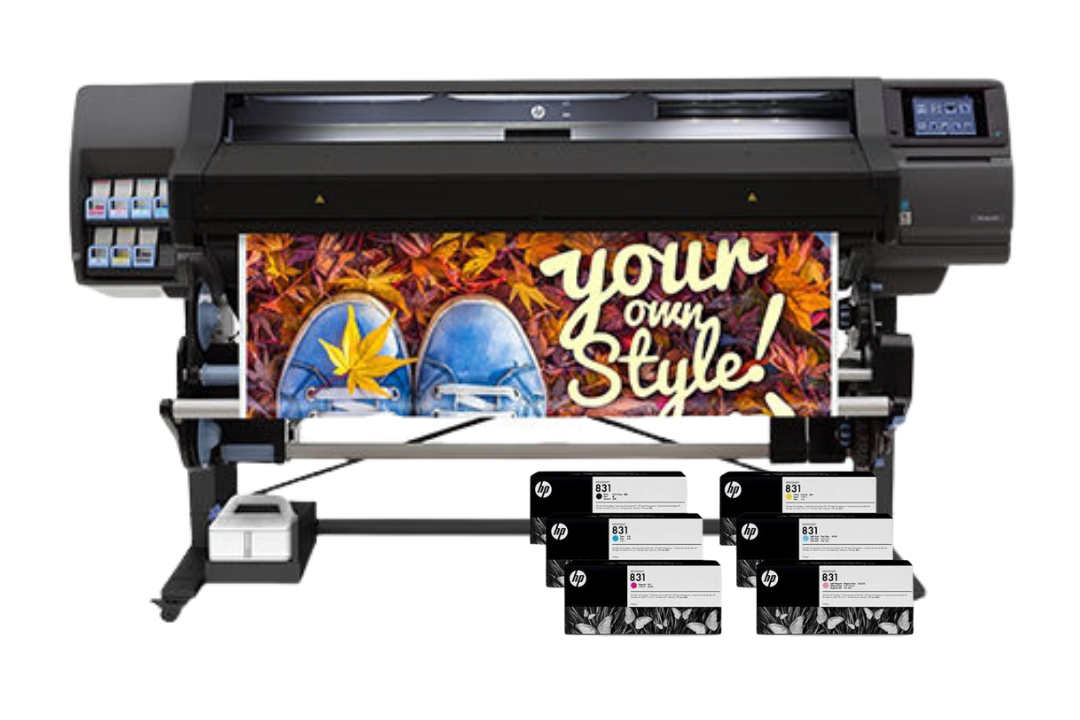 HP Latex 560 64" Printer - Refurbished (1 Year Warranty) + Starter Supplies