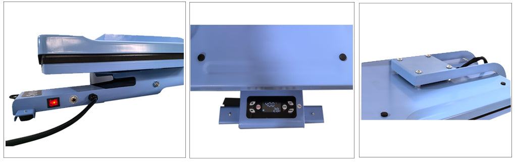 US Stock, Qomolangma 16in x 20in Auto Easy Heat Press & Heavy-duty Steel Cart