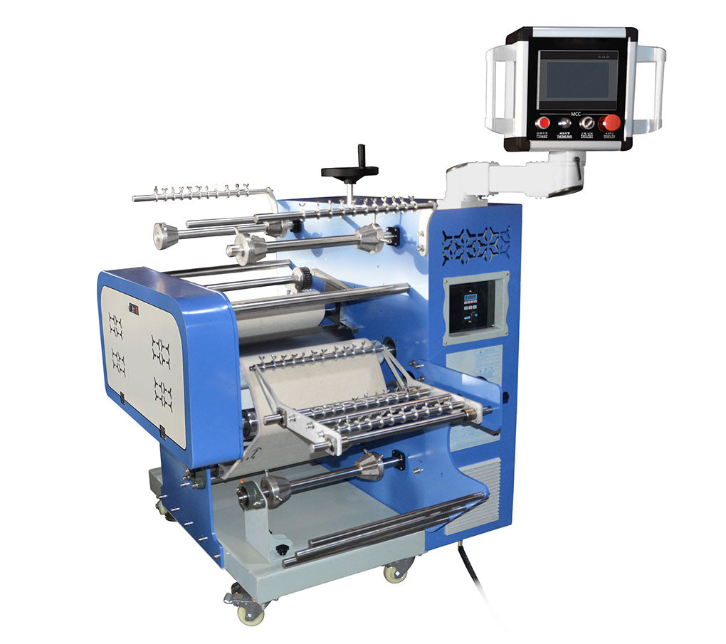 12in x 16in Mini Roller Ribbons & Narrow Fabrics Double-sided Heat Press Machine