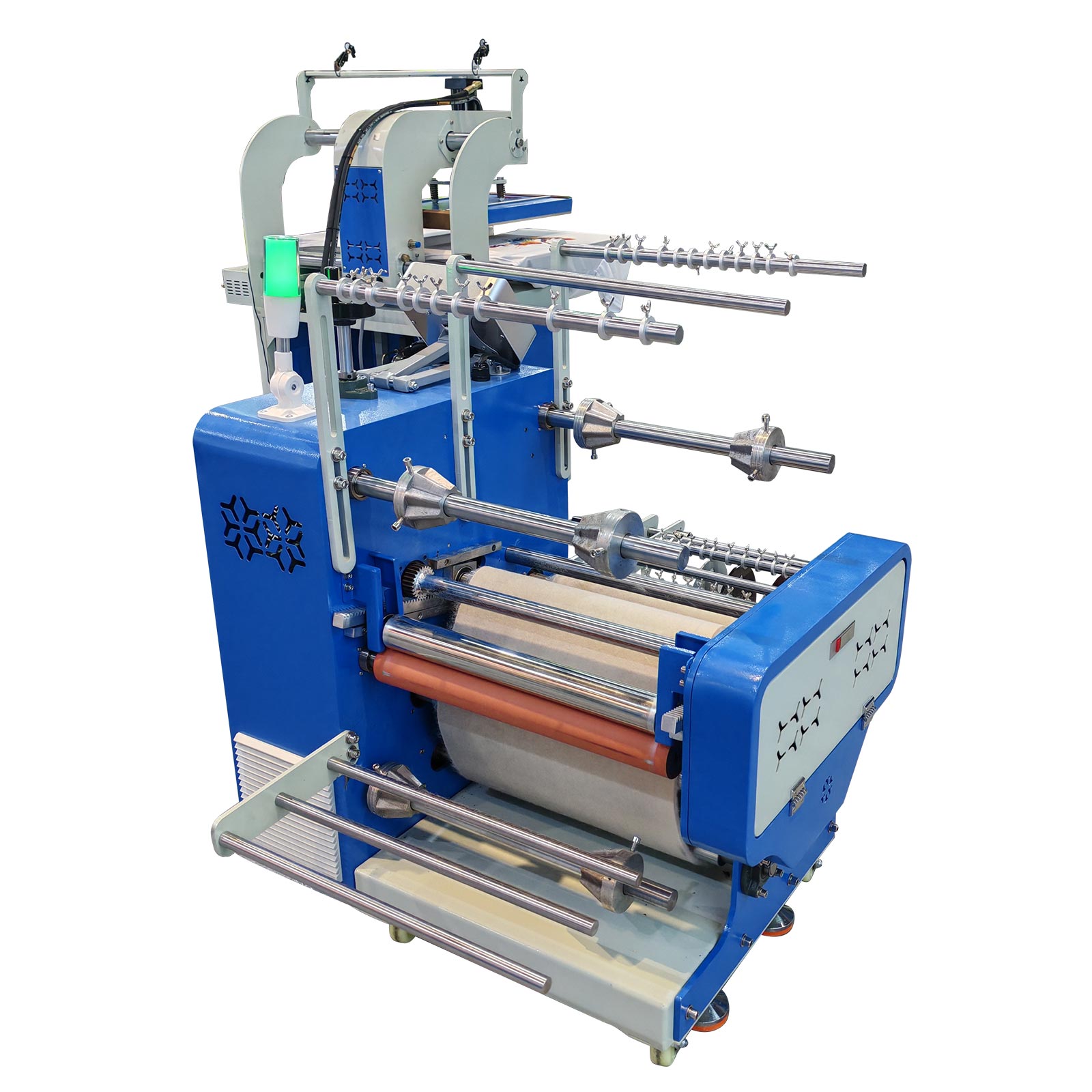 8in x 16in Mini Roller Ribbon & Narrow Fabrics Double-sided Heat Press Machine