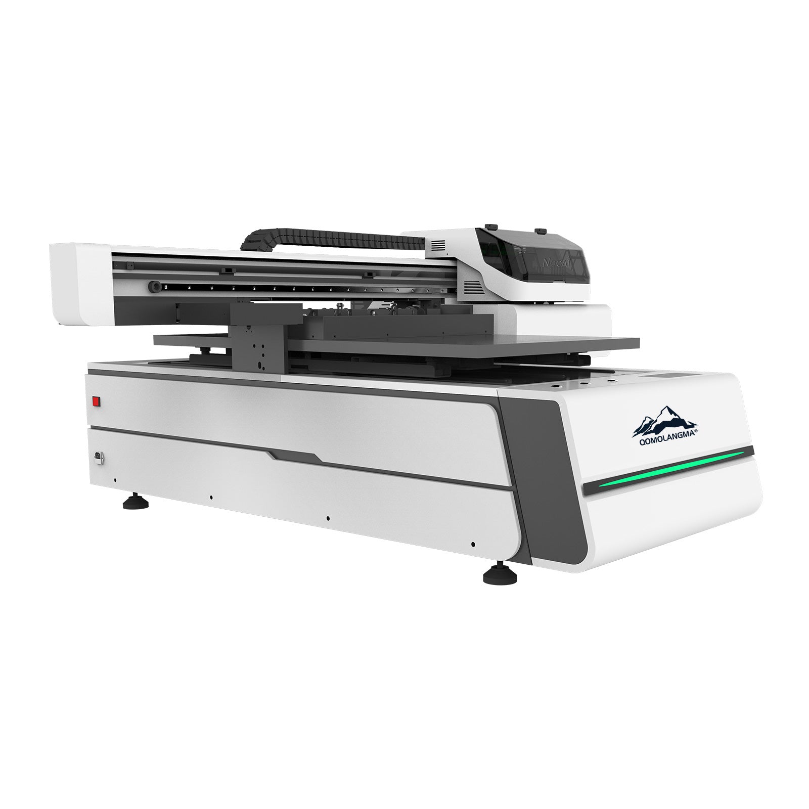 Qomolangma 6090 Digital Flatbed UV Printer, White Ink and Color Ink