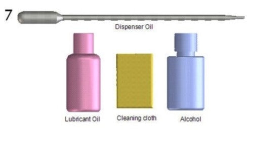 Lubrication kit (CSR A) for the HP DesignJet T770, T1100, T1120, T1200, T1300, T2300, T1700, Z3100, Z3200, Z2100, Z5200, Z5600, Z6, Z9+ Series (Q5669-60692)