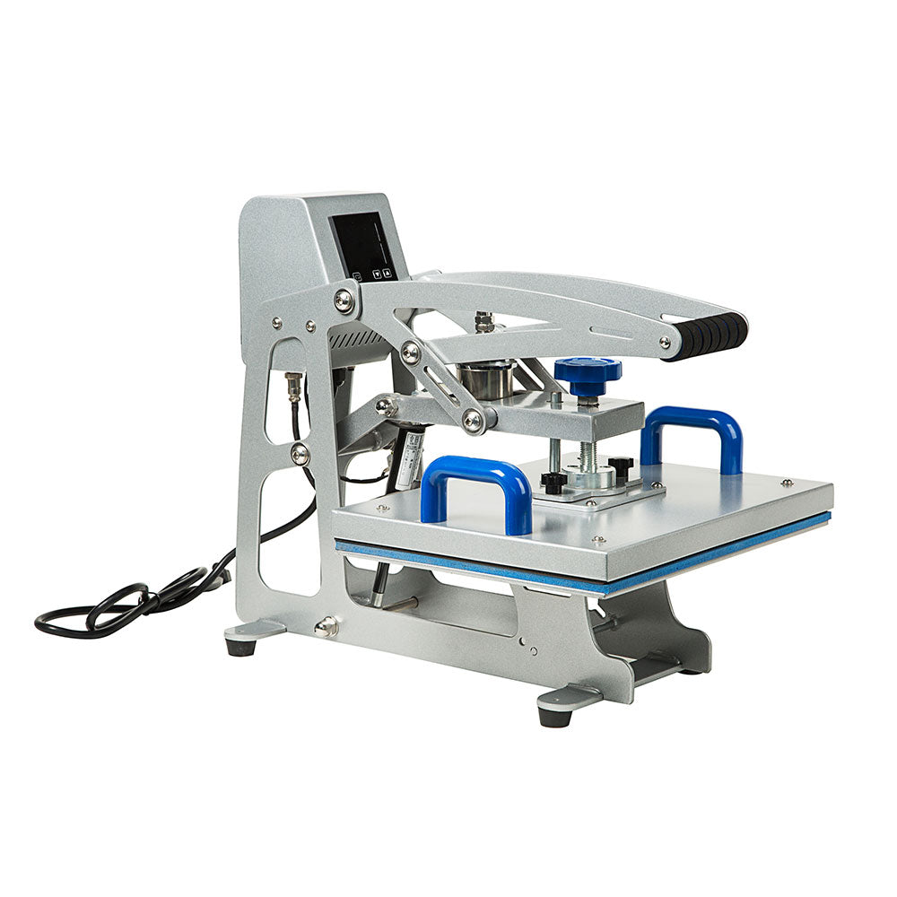Auto-open Flat Heat Press Machine 15" x 15" (380 x 380mm) for T-shirts with Replaceable Platen