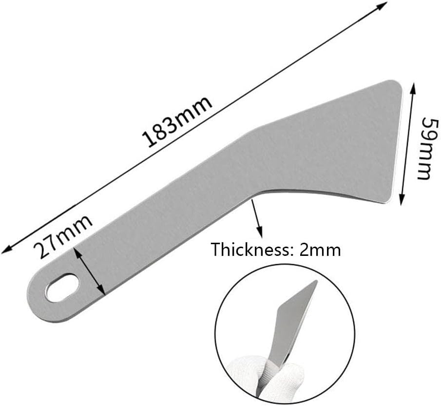 Metal Auto Trim Removal Tool Upholstery Peel Off Lining Clip Remover Tool Panel Removal Clip Removal Tool Car Clip Remover Tool Car Interior Repair Kit - 1pcs