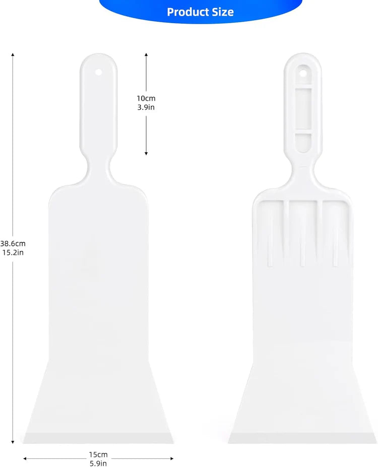 Bulldozer Squeegee Front Windows Rear Glass Windshield Snow Frost Ice Removal Tool for Cars Trucks Window