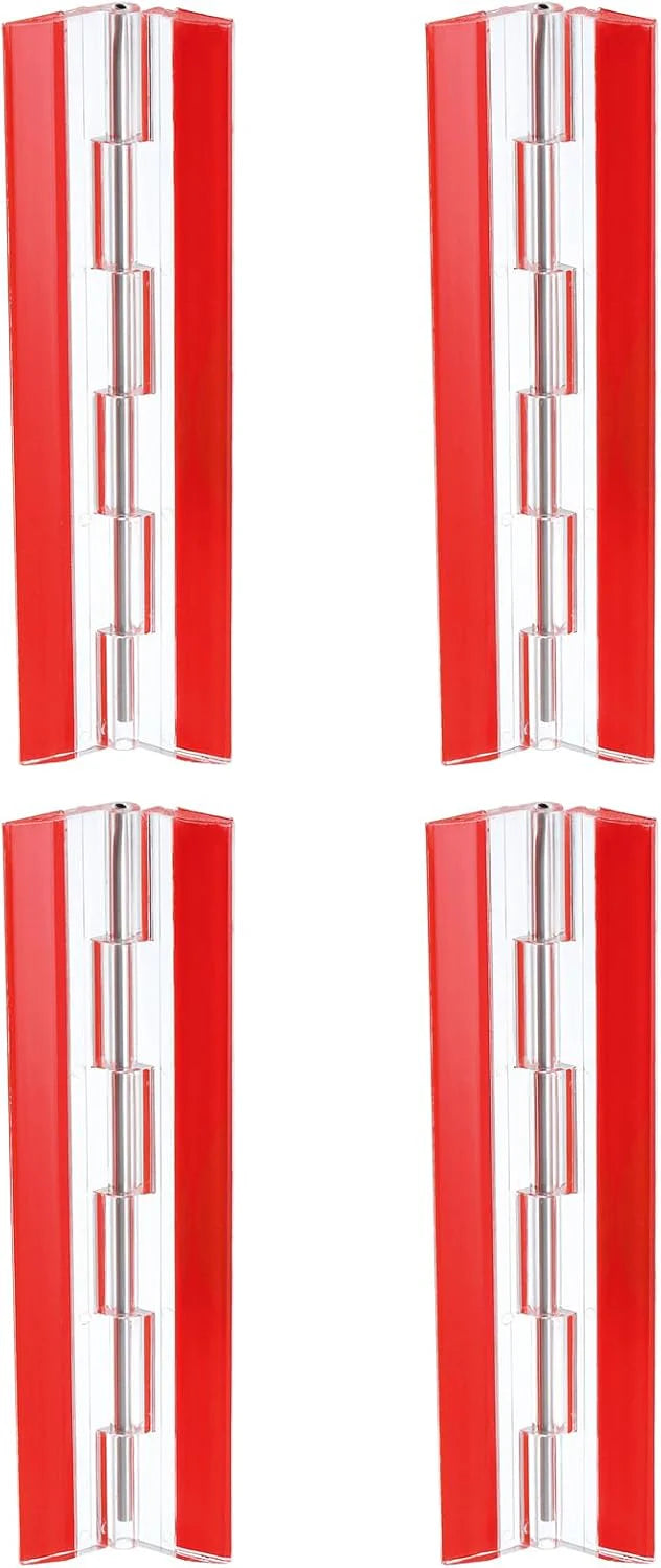 Normal Acrylic Hinge Transparent Folding Lightweight (150x42mm) - 4pcs