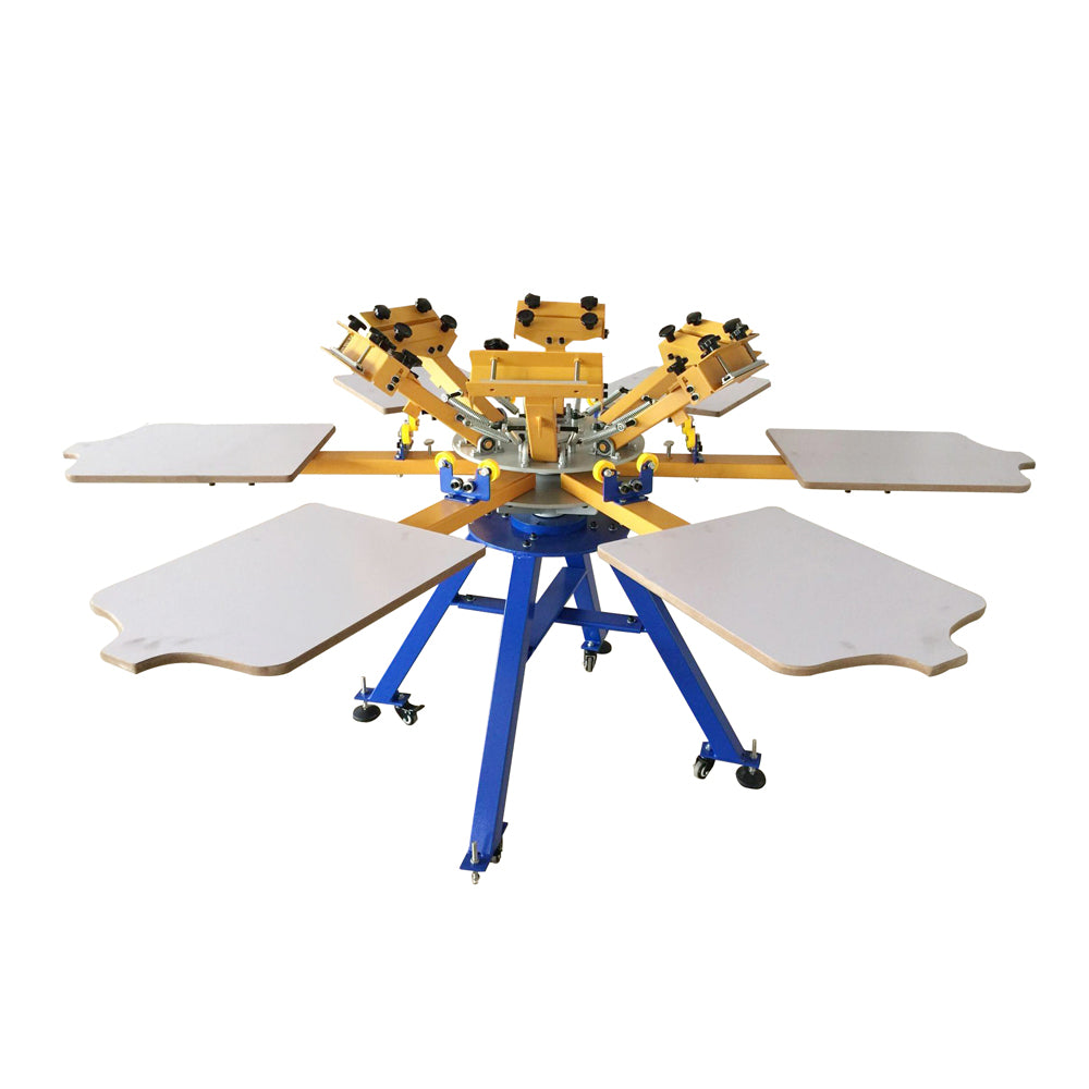 6 Color Silk Screen Printing Kit Silk Screen Printer & Press Tools Materials (SPK-RD-KIT-019)