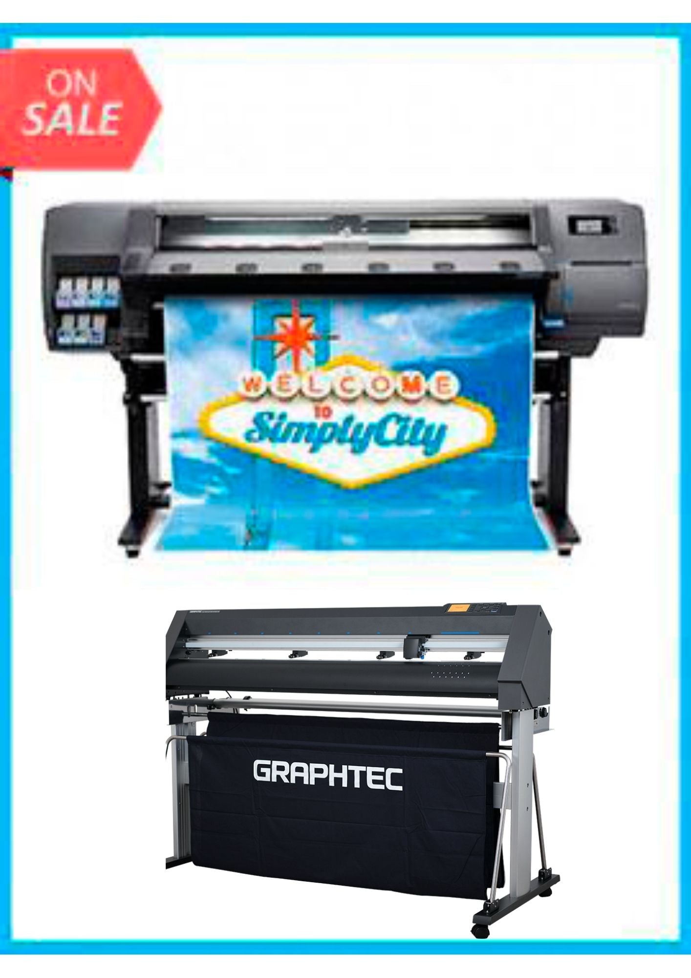 Latex 110 Printer - Recertified (90 Days Warranty) + GRAPHTEC CE7000-130 50" CUTTER - NEW www.wideimagesolutions.com 9899.99