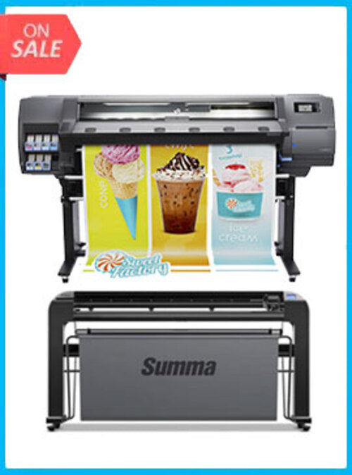 ON SALE - BUNDLE - HP Latex 310 54" Refurbished (1 Year Warranty) + Summa S Class 3 T120 48" Vinyl Cutter
