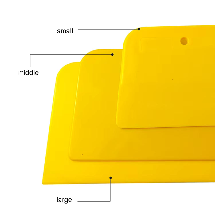 Yellow Squeegee Vinyl Wrap Tools (choose size) - 1pcs or set