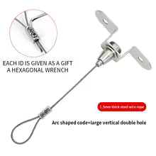 Wire Sling Rope for Acrylic Board Ceiling Suspension Kit (Choose Size) - WSR01