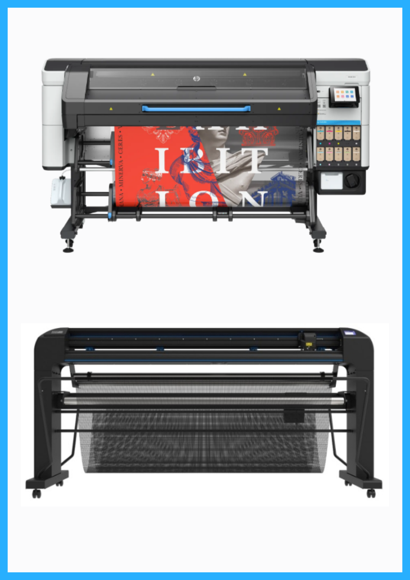 ON SALE - BUNDLE - HP Latex 730W 64" Wide Format Printer - New + Summa S Class 3 T160 62" Vinyl Cutter (S3T160) - New