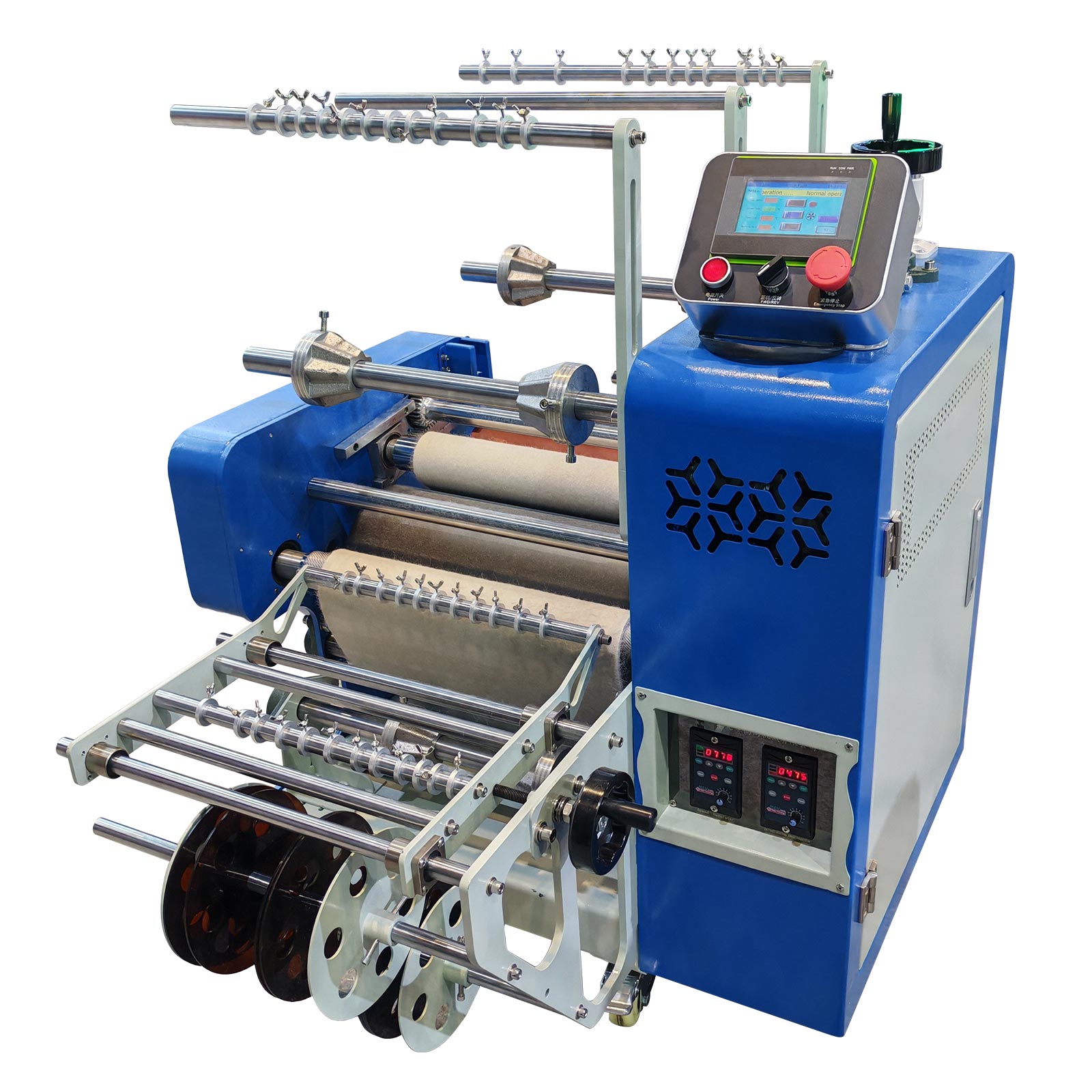 8in x 16in Mini Roller Ribbon & Narrow Fabrics Double-sided Heat Press Machine