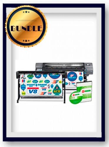 HP Latex 335 64" Print + SUMMA Cuttter 64" Solution + Flexi RIP Software