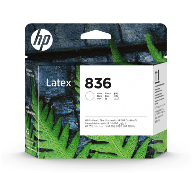 HP 836 White Latex Printhead for Latex 630 W, 700 W, 730 W, 800 W, 830 W - 4UU93A