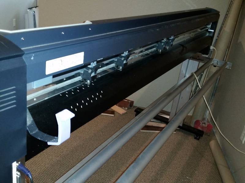 Vinyl Express Model Q160 64" Vinyl Sign Cutter + 1 Year Warranty