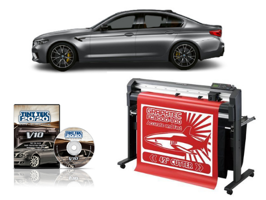 Graphtec FC8000-100 Vinyl Cutting Plotter - Refurbished + TINT TEK 20/20 WINDOW FILM CUTTING SOFTWARE V10 1 YEAR SUBSCRIPTION