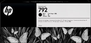 HP 792 Black Latex Ink Cartridge 775ml for Designjet L26500, L28500 - CN705A