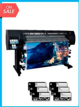 HP Printer Designjet L26500 (Latex 260) 61in - Recertified - (90 Days Warranty) + Starter Inks (Does not include printheads)