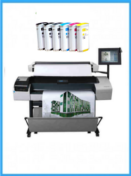 HP Designjet T1200MFP 44" - Recertified - (90 Days Waranty) + Starter Supplies