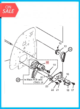 Mimaki DC MOTOR Assy for CG-FX Cutter P/N E300460