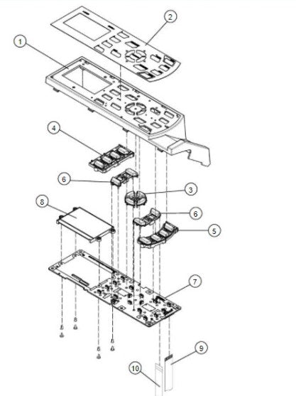 682140133 LCD, JMS12864-15ABAYD for GRAPHTEC FC8600-60