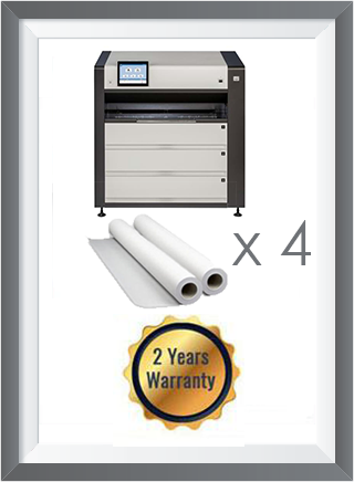 KIP 940 + 4 Roll Unit + 2 Years Warranty