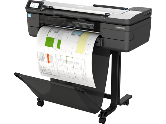 HP DesignJet T830 Large Format Multifunction Wireless Plotter Printer - 24", with Mobile Printing (F9A28D)