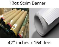 Heavy Duty White Banner Material for Solvent/Latex Ink Printers 42" x 164&