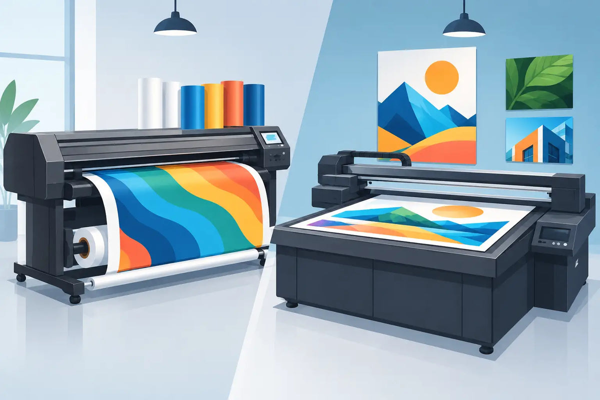 Roll Versus Flatbed Printers for Sign Shops