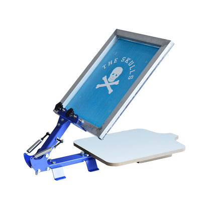 1 Color 1 Station Manual Silk Screen Printing Press for T shirt