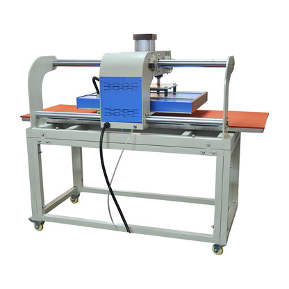 24" x 31.5" Heating Plate Movable Double Station Peneumatic Heat Press Machine