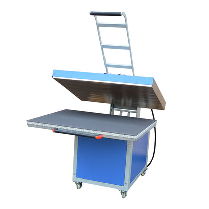 Qomolangma 39 x 47 in Large Format Manual Operation Hand Force Textile Thermo Transfer Heat Press Machine 220V 1P 41A