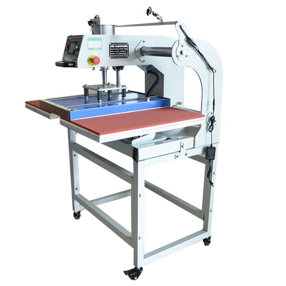 Qomolangma 16in x 24in Semi-Automatic Pneumatic Double Station Heat Press with Laser Positioning System
