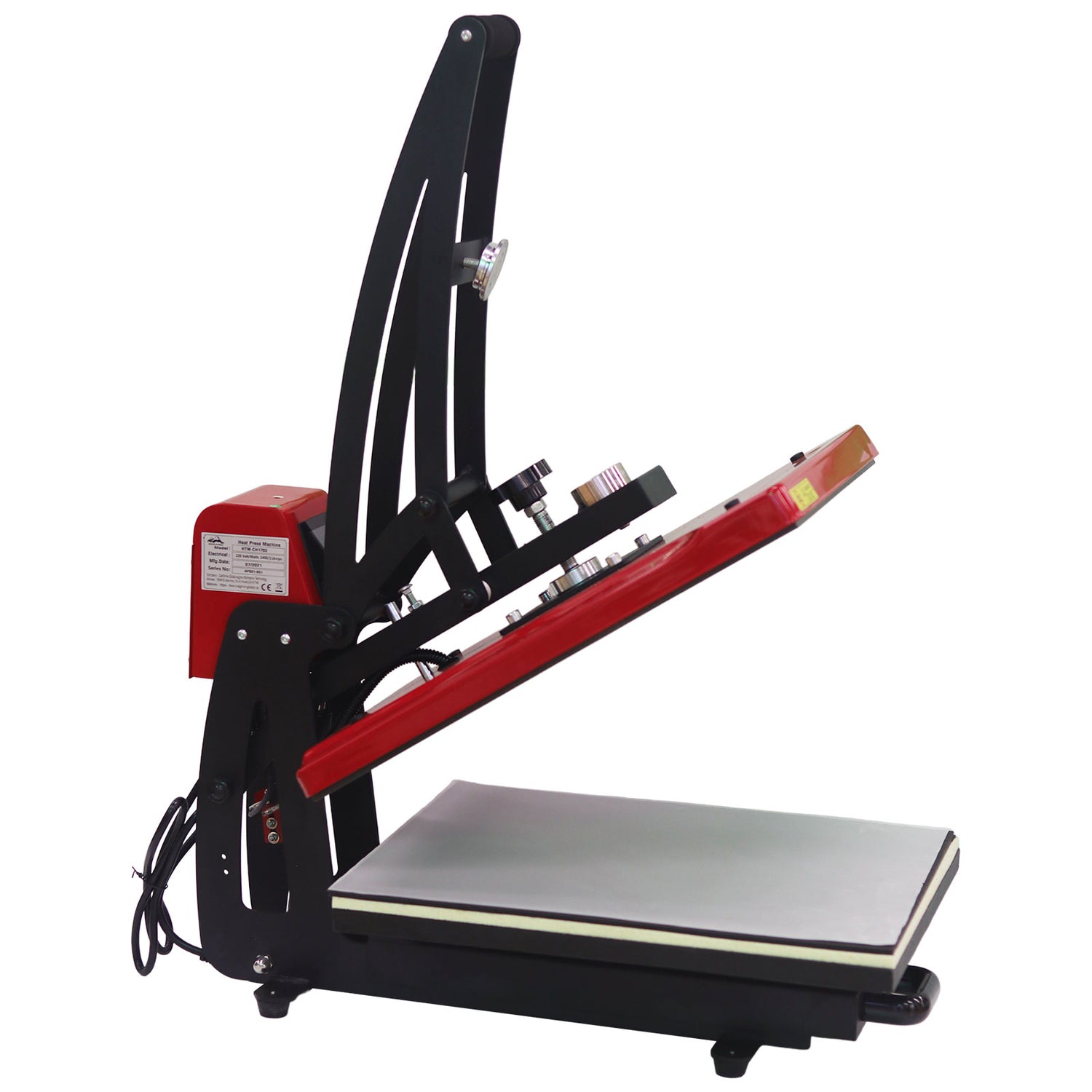 Qomolangma 16in x 20in Auto Open Heat Press Machine Vertical Version