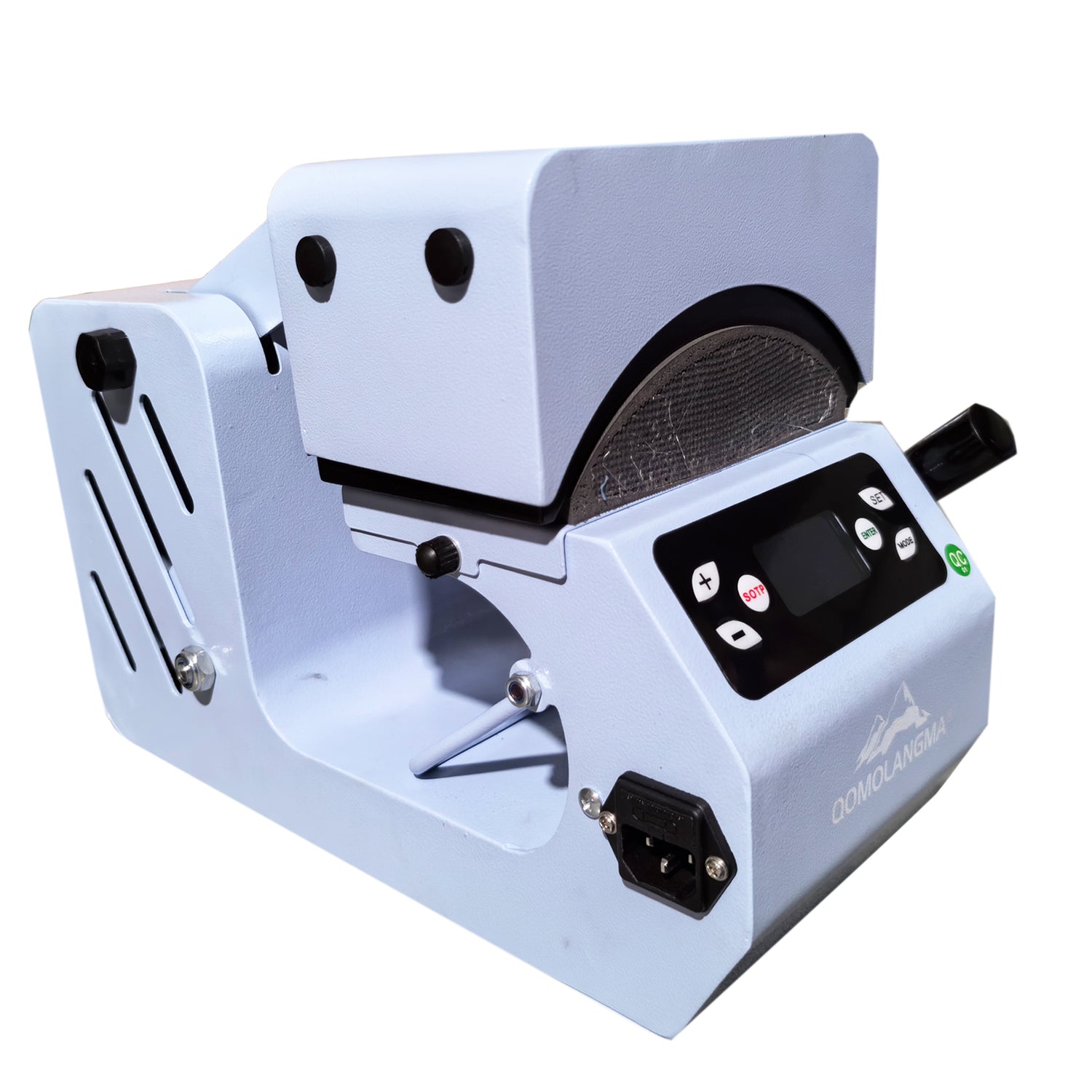 Qomolangma 2 in 1 Automatic Cap Hat Easy Heat Press Machine with 2pcs Interchangeable Platens
