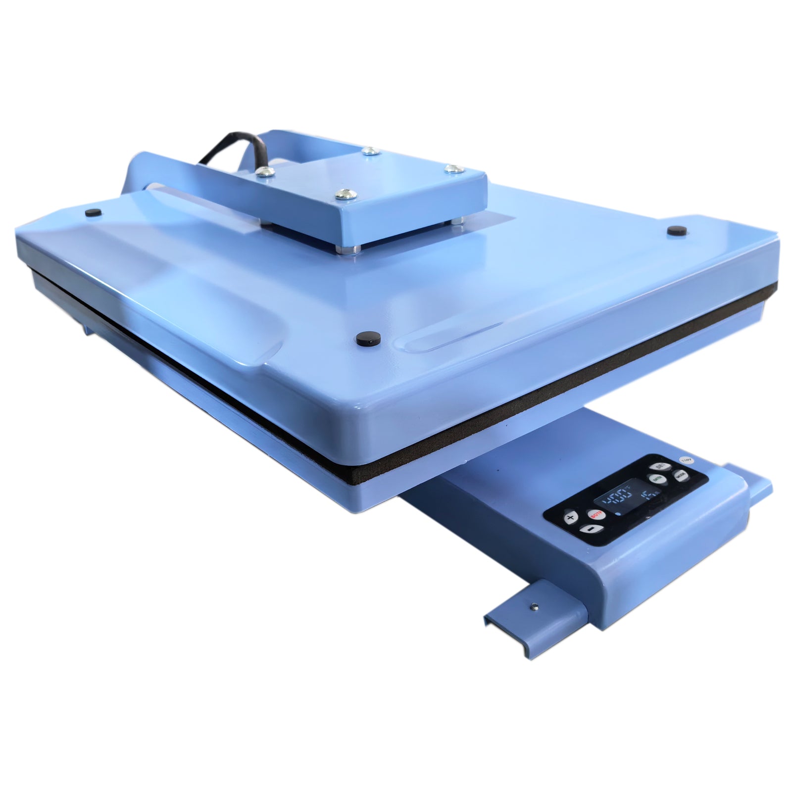 US Stock, Qomolangma 16in x 20in Auto Easy Heat Press &amp; Heavy-duty Steel Cart