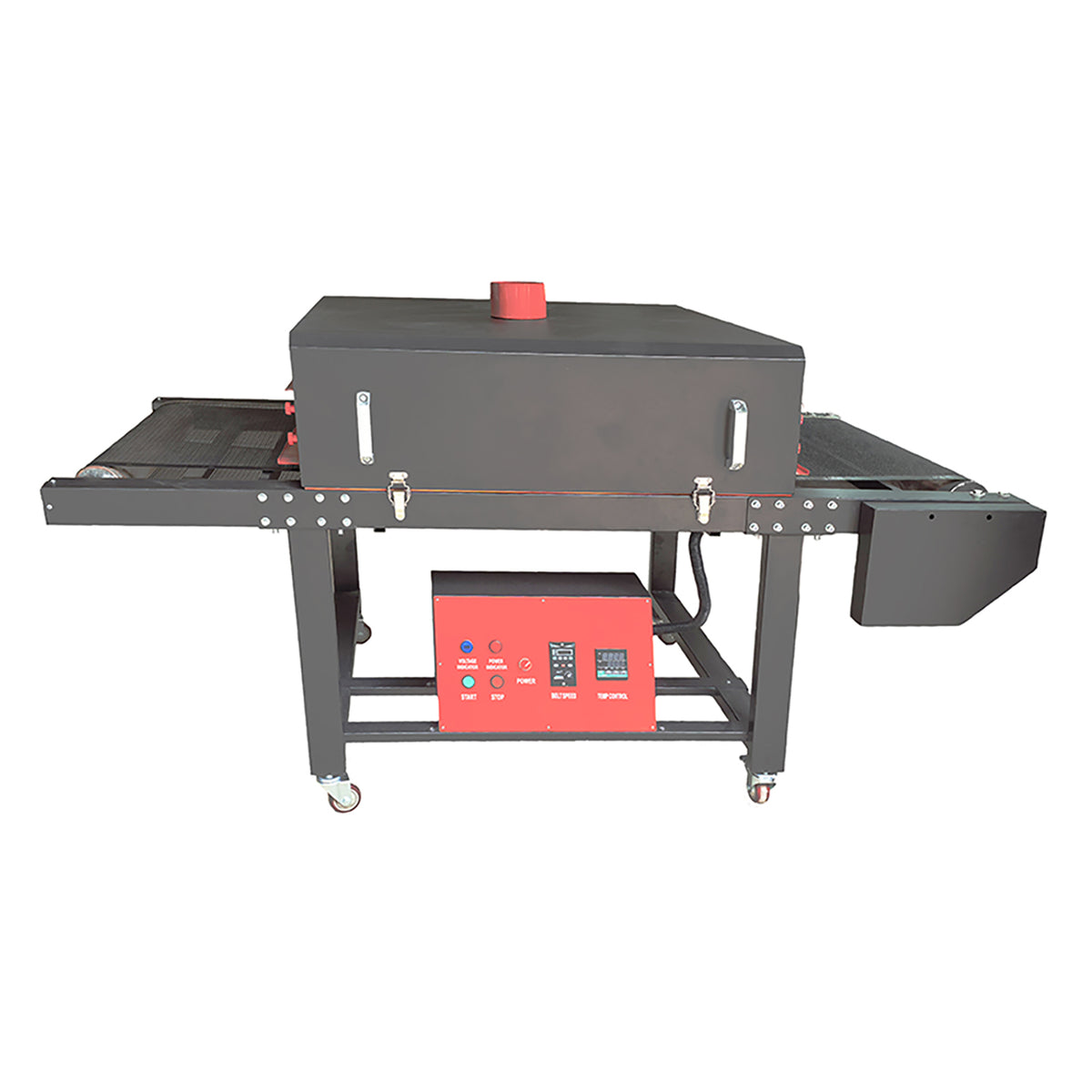 220V 4800W IR Conveyor Tunnel Dryer 6.56ft. Long x 25.6in Belt for Screen Printing