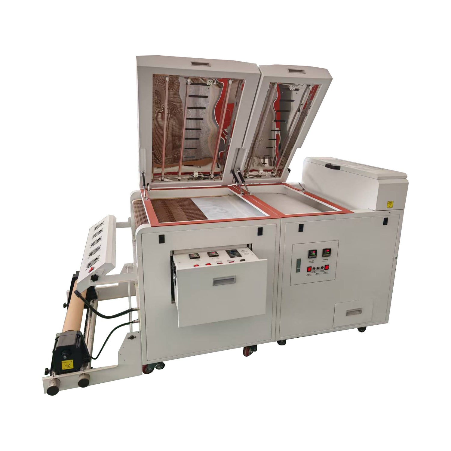 US Stock 24in Automatic DTF Powder Shaker and Dryer with Vacuum Absorption Conveying Platform