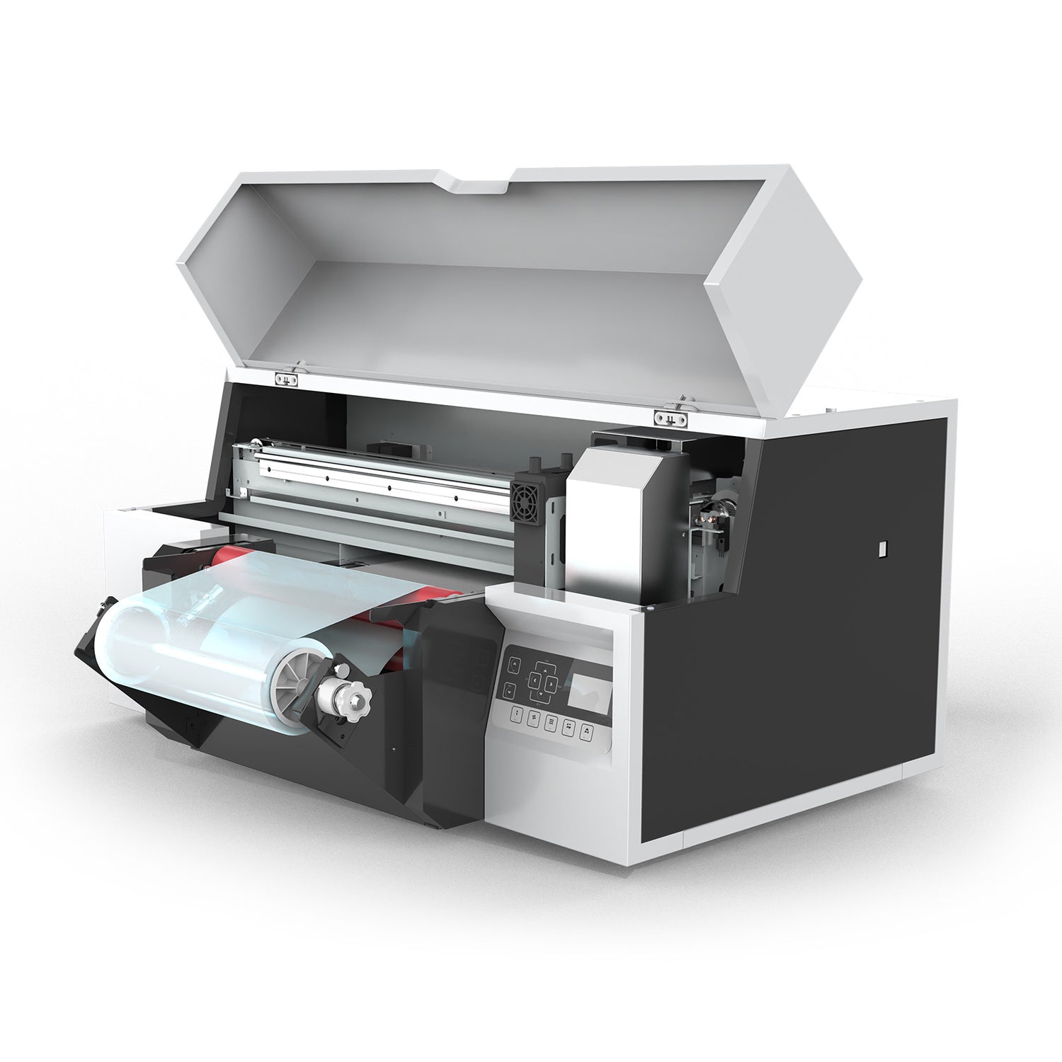 12Inch UVDTF Desktop Direct to Substrate Roll Printer With Epson I3200-U1HD Printhead