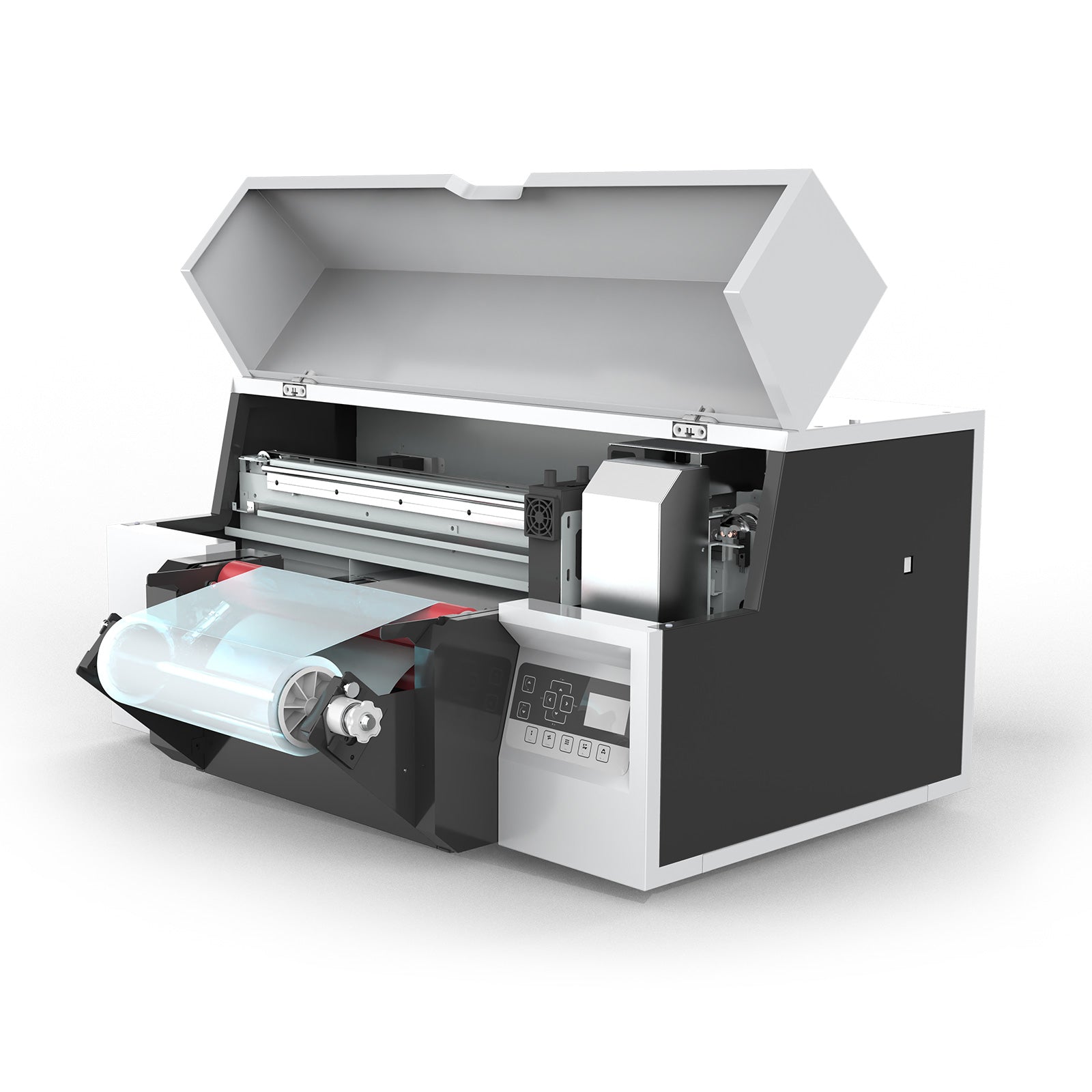 12Inch UVDTF Desktop Direct to Substrate Roll Printer With Epson I3200-U1HD Printhead