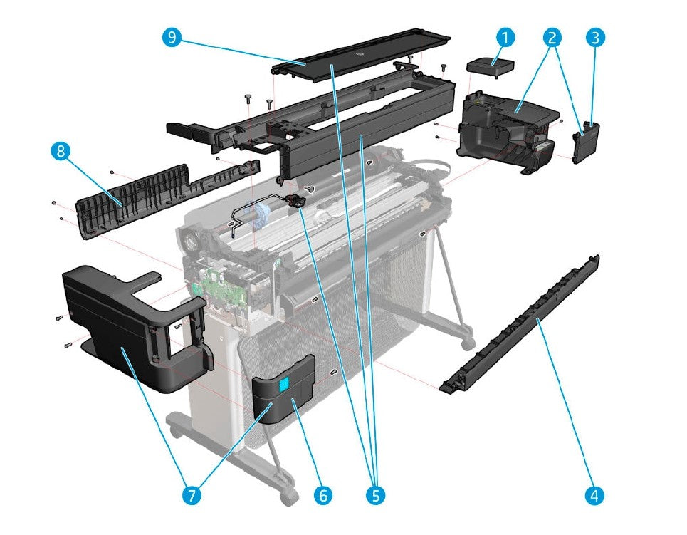 Assembly PH Door SV kit for the HP DesignJet T730, T830 Series (F9A30-67010)