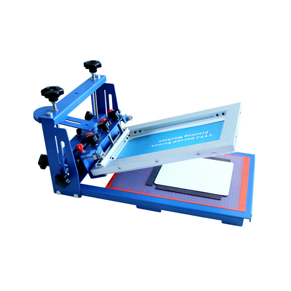 Desktop 1 Color Micro-Registration Screen Printing Presses, for Electronic Circuit Board / Paper Box / Glass / Metal Board / Sign / Plastic Board