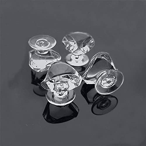 10 x 18mm Clear Acrylic Knob Plexiglass Small 18x18mm Triangle Shape Cabinet Drawer Pull Handle Knobs