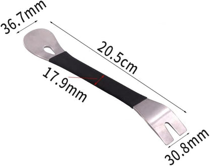 Car Metal Auto Trim Removal Tool Stainless Steel Durable Two-end Trim - 1pcs