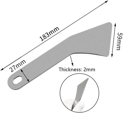 Metal Auto Trim Removal Tool Upholstery Peel Off Lining Clip Remover Tool Panel Removal Clip Removal Tool Car Clip Remover Tool Car Interior Repair Kit - 1pcs