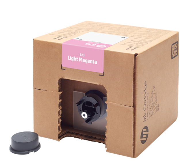 HP 873 3-Liter Light Magenta Ink Cartridge for Latex 800, 800W - 4UV89A