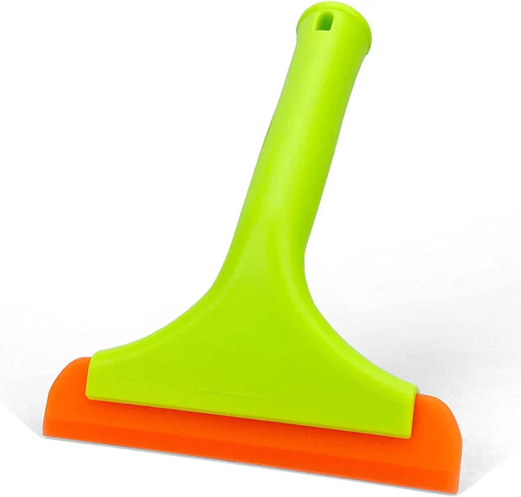 Super Soft Squeegee Flexible Silicone, Auto Water Blade, Water Wiper, Shower Squeegee with Handle (14cm Width)