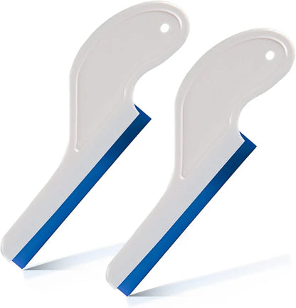 Side Wipe Rubber Squeegee (Long Handle) for Car Film Tool PPF Tools (Replaceable Blade) - 23.5 x 9.3cm